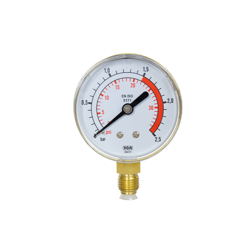 Pressure Gauges (Manometers) 0-2,5 Bar