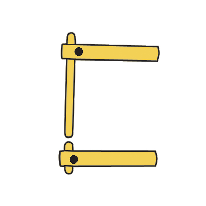 Xa1 Straight Arms L=120mm + Electrodes