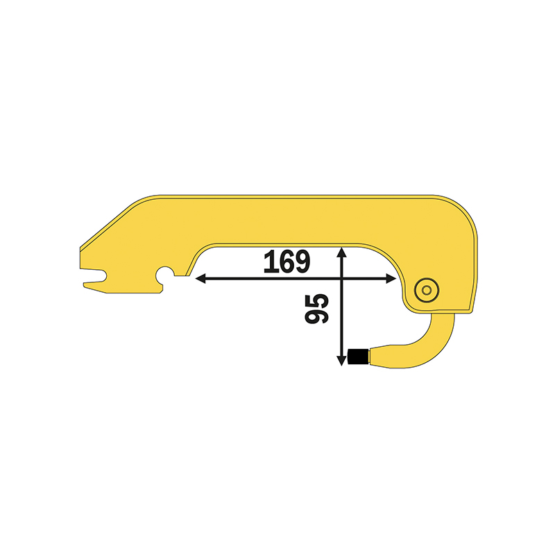 Ca2 "C" Arm L=95 mm + Electrode