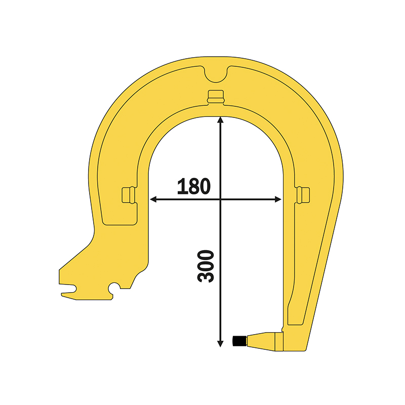 Ca3 "C" Arm L=300 mm + Electrode