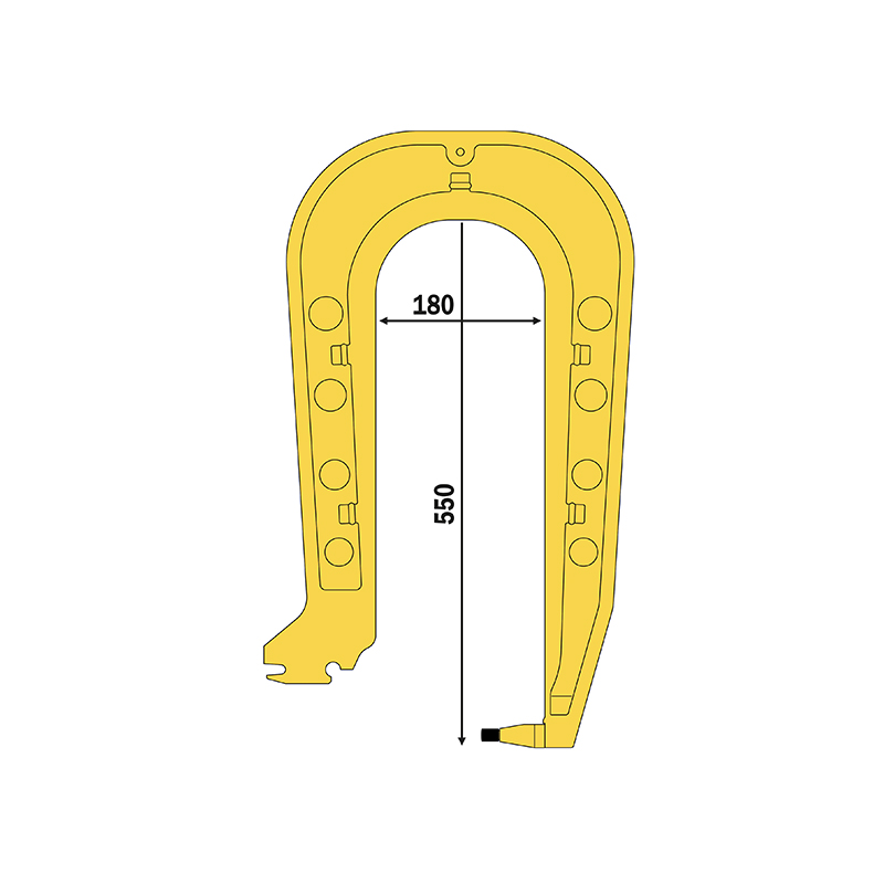 Ca4 "C" Arm L=550 mm + Electrode