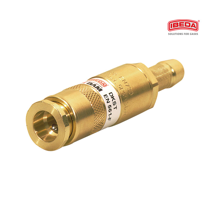 Quick Coupling Flashback Arrester for Regulator (DKST - Oxygen)