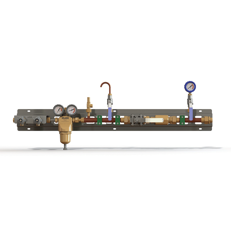 HIGH FLOW OXYGEN MANIFOLD SYSTEM - 10 BAR