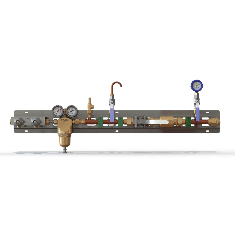 HIGH FLOW OXYGEN MANIFOLD SYSTEM - 20 BAR