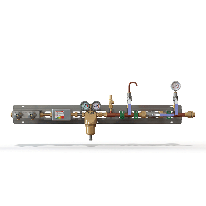 HIGH FLOW MIXED GAS AND CO MANIFOLD SYSTEM - 10 BAR (2)