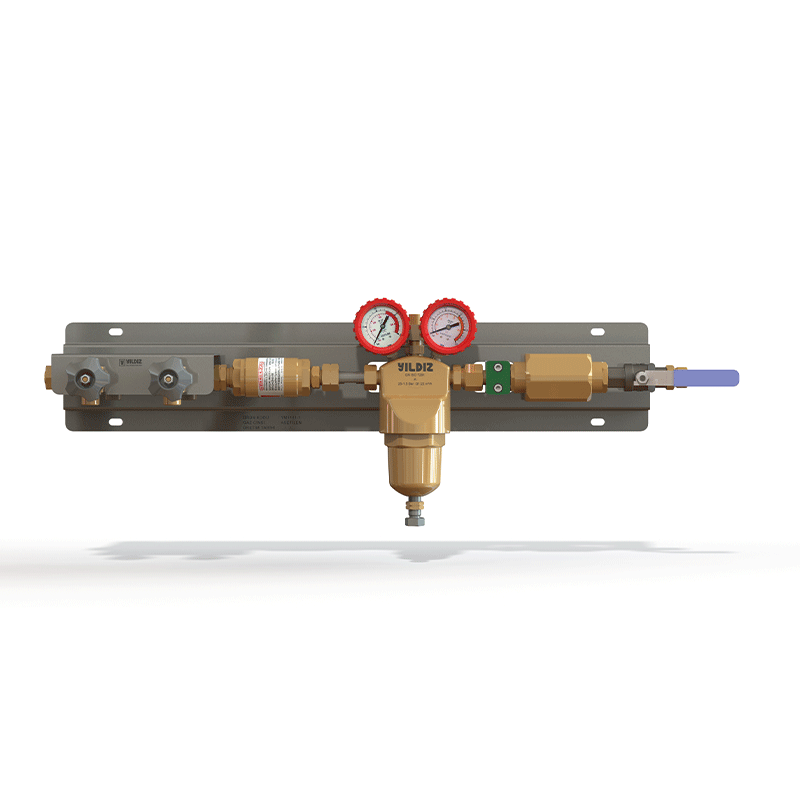 MEDIUM SCALE ACETYLENE GAS MANIFOLD SYSTEM 1,5 BAR