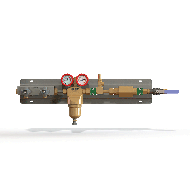 MEDIUM SCALE HYDROGEN GAS MANIFOLD SYSTEM 10 BAR